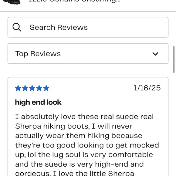 NIB $259 Marc Fisher Izzie suede leather & sheepskin trim lace up boots Lug sole - Picture 4 of 16